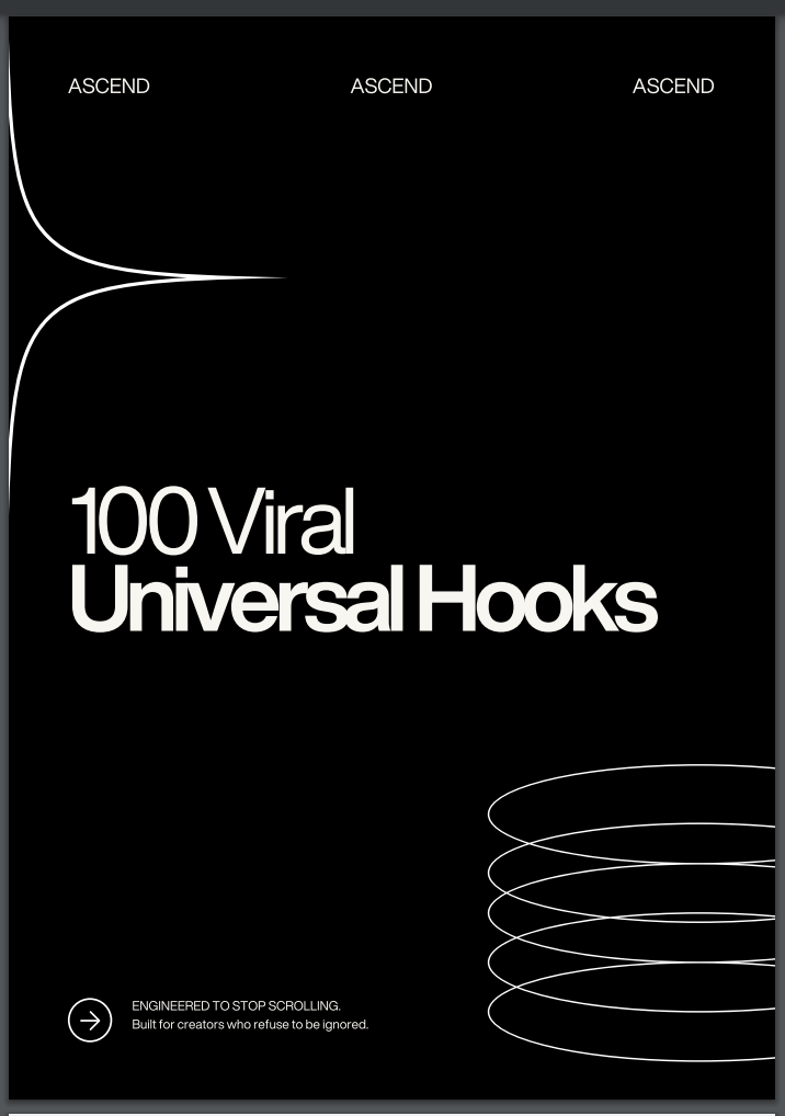 100 Viral Universal Hooks